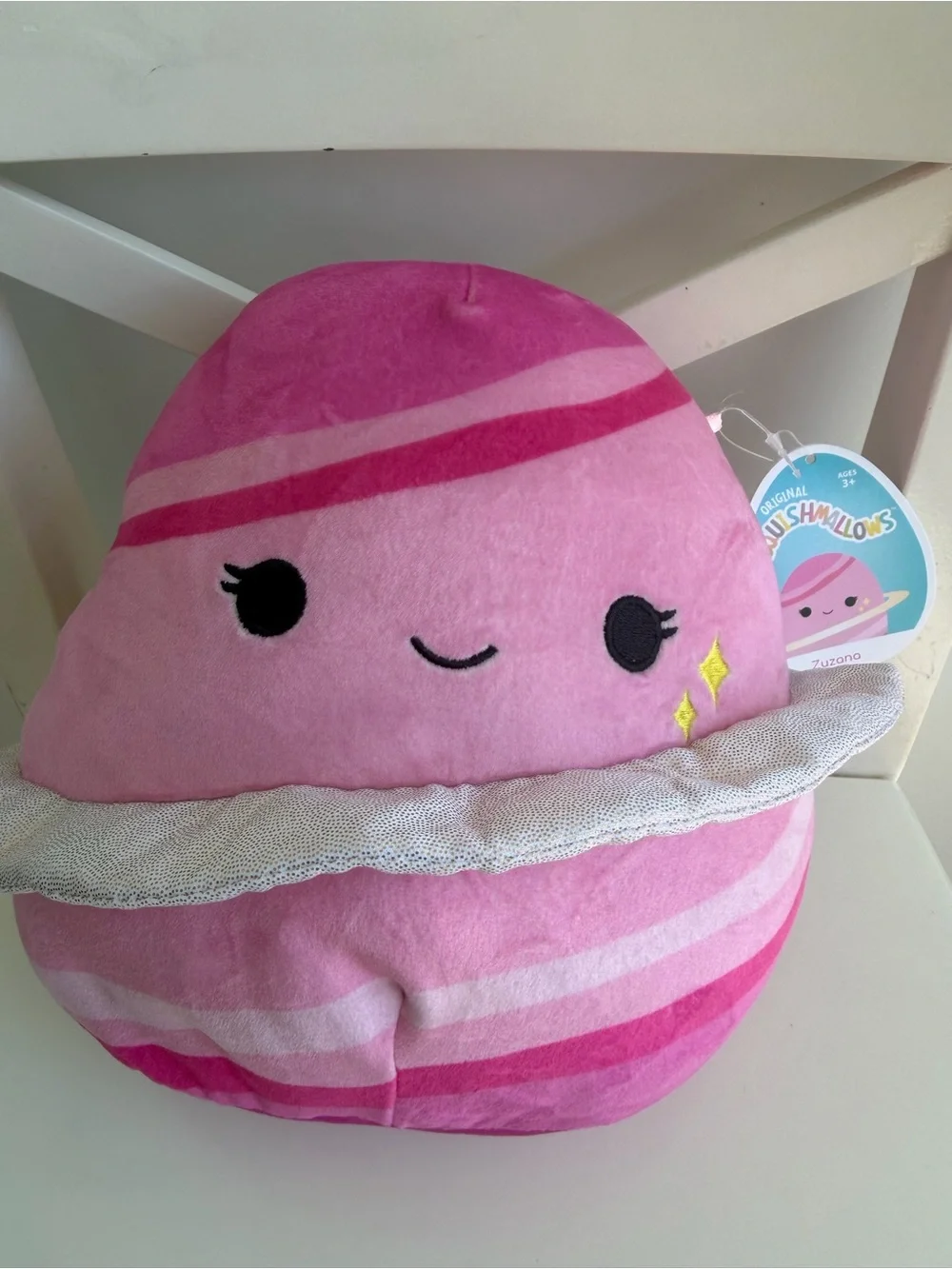 Squishmallows Zuzana Pink Planet Saturn 8” Plush Original Tag